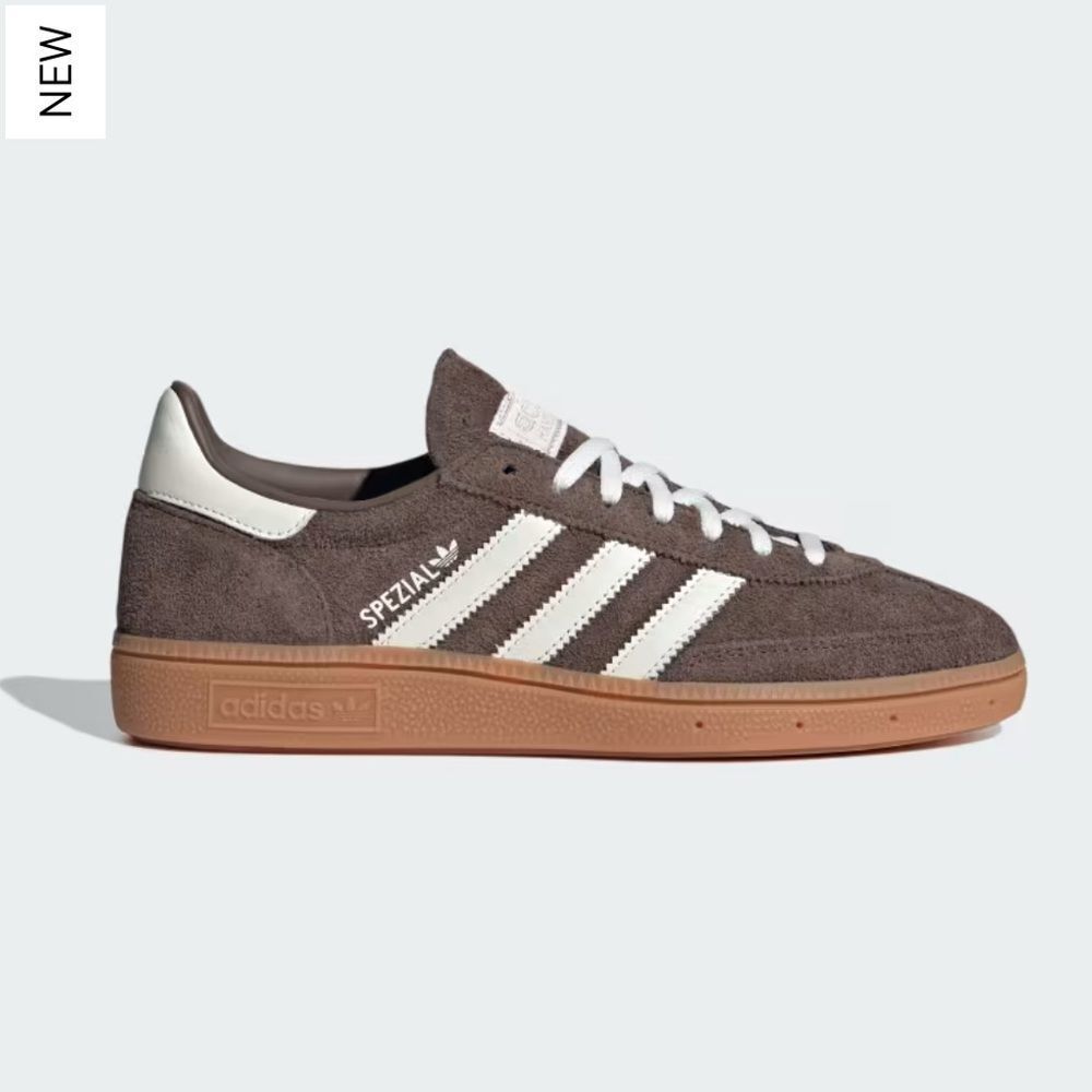 NWT Adidas Handball Spezial Sneakers Earth Strata Off White Gum Sz Women 6.5 - Picture 1 of 15